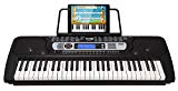 RockJam 54-Key Portable Electronic Keyboard with Interactive LCD Screen & Includes Piano Maestro Teaching App with 30 Songs