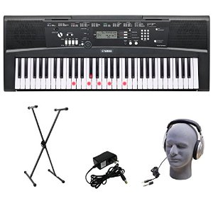 Yamaha EZ-220 61-Lighted Key Portable Keyboard Package